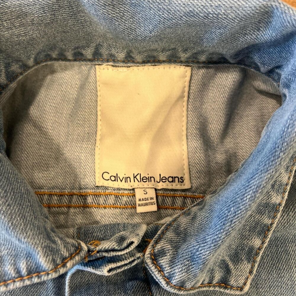 Calvin Klein denim jacket Size S - Picture 3 of 4